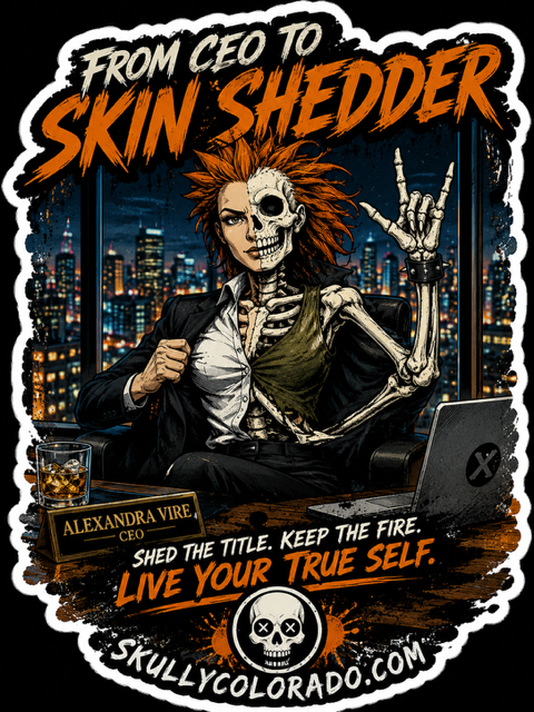 From CEO to Skin Shedder — Sticker